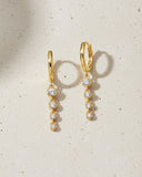 Daffany Dangle 14k/10K Solid Gold Drop Earrings