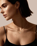 Daffany Diamond-studded Horse Hoof 14k/10K Solid Gold Pendant Necklace