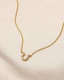 Daffany Diamond-studded Horse Hoof 14k/10K Solid Gold Pendant Necklace