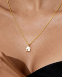 Daffany Home 14k/10K Solid Gold Pendant Necklace