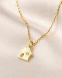 Daffany Home 14k/10K Solid Gold Pendant Necklace