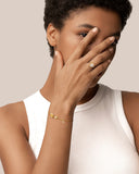 Daffany Rose Heart 14k/10K Solid Gold Bracelet