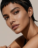 Daffany Sparkle Round Diamonds 14k/10K Solid Gold Hoop Earrings