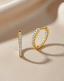 Daffany Graduated Inside Out 14k/10K Solid Gold Hoop Earrings