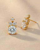 Daffany Dainty 14k/10K Solid Gold Stud Earrings