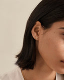 Daffany Cross 14k/10K Solid Gold Stud Earrings