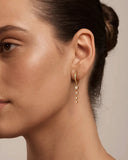 Daffany Dangle 14k/10K Solid Gold Drop Earrings