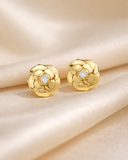 Daffany Rose 14k/10K Solid Gold Stud Earrings