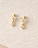 Daffany Butterfly Diamonds 14k/10K Solid Gold Hoop Earrings