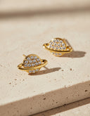 Daffany Planet 14k/10K Solid Gold Stud Earrings