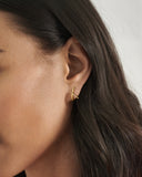Daffany Crisscross 14k/10K Solid Gold Stud Earrings