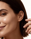 Daffany Baguette Diamonds 14k/10K Solid Gold Stud Earrings