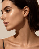 Daffany Double Ring Diamonds 14k/10K Solid Gold Stud Earrings