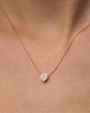 Daffany Heart 14k/10K Solid Gold Pendant Necklace
