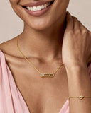 Daffany Movable diamonds 14k/10K Solid Gold Pendant Necklace