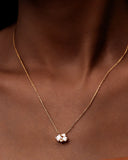 Daffany Brilliant 14k/10K Solid Gold Pendant Necklace
