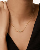 Daffany Marquise-Shaped diamond 14k/10K Solid Gold Pendant Necklace