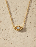 Daffany Eye 14k/10K Solid Gold Pendant Necklace