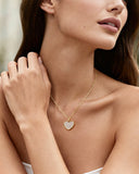 Daffany Heart 14k/10K Solid Gold Pendant Necklace