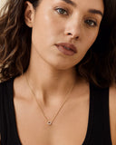 Daffany Diamond-Crusted Circle 14k/10K Solid Gold Pendant Necklace