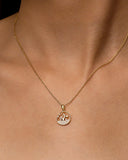 Daffany Fishtail 14k/10K Solid Gold Pendant Necklace