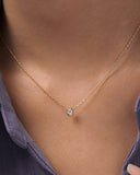 Daffany Dot 14k/10K Solid Gold Pendant Necklace