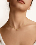 Daffany Dot 14k/10K Solid Gold Pendant Necklace
