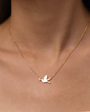 Daffany Pigeon 14k/10K Solid Gold Pendant Necklace