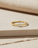 Daffany Single Diamond 14k/10K Solid Gold Ring