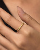 Daffany Radiant 14k/10K Solid Gold Ring