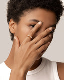 Daffany Open Wings Diamonds 14k/10K Solid Gold Ring