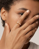 Daffany Open Wings Diamonds 14k/10K Solid Gold Ring