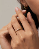 Daffany Shiny Diamonds 14k/10K Solid Gold Ring