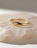 Daffany Eight-Pointed Star Diamond 14k/10K Solid Gold Ring