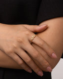 Daffany Figure 8 Knot 14k/10K Solid Gold Ring