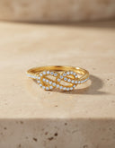 Daffany Figure 8 Knot 14k/10K Solid Gold Ring