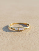 Daffany Gradual Size Diamonds 14k/10K Solid Gold Ring