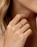 Daffany Marquise-Shaped Cutout 14k/10K Solid Gold Ring