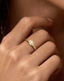 Daffany Eye Diamonds 14k/10K Solid Gold Ring