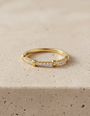 Daffany Shiny Diamonds 14k/10K Solid Gold Ring