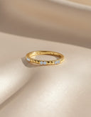 Daffany Double Diamond 14k/10K Solid Gold Ring