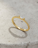 Daffany Marquise Diamonds 14k/10K Solid Gold Ring