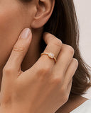 Daffany Brilliant Square Diamonds 14k/10K Solid Gold Ring