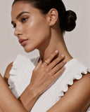 Daffany Shiny Triangle 14k/10K Solid Gold Ring