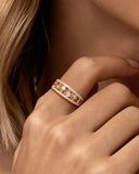 Daffany Round Diamonds 14k/10K Solid Gold Ring