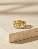 Daffany Round Diamonds 14k/10K Solid Gold Ring