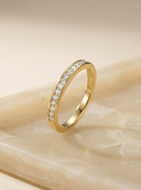 Daffany Single-Strand Diamonds 14k/10K Solid Gold Ring