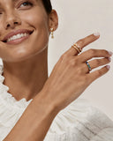 Daffany Horse-Eye Shaped Diamond 14k/10K Solid Gold Ring