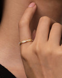 Daffany Twist 14k/10K Solid Gold Ring