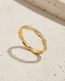 Daffany Twist 14k/10K Solid Gold Ring